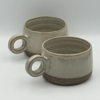 Κεραμική Κούπα Γκρι Χαμηλή